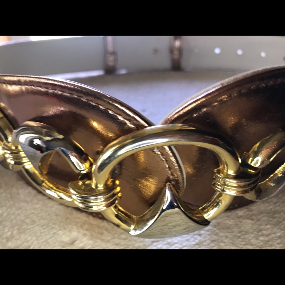 Copper/Gold/Silver Metallic Belt